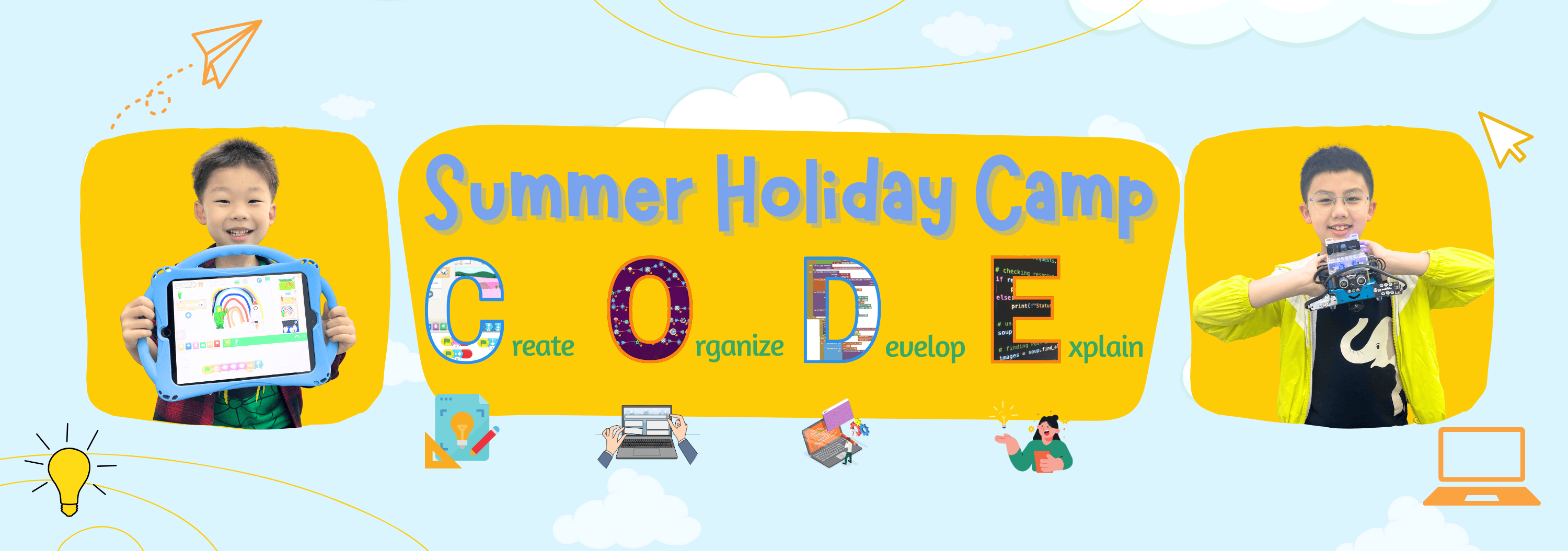 2024 Summer Holiday Camp Website Banner (ENG)